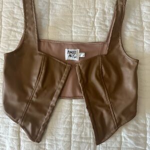 Princess Polly Brown Women's Top